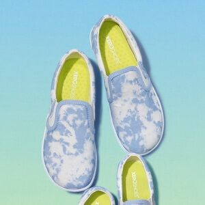 Xero Shoes Dillon Canvas Slip On Shoes Women Size 7 Skyway graphic